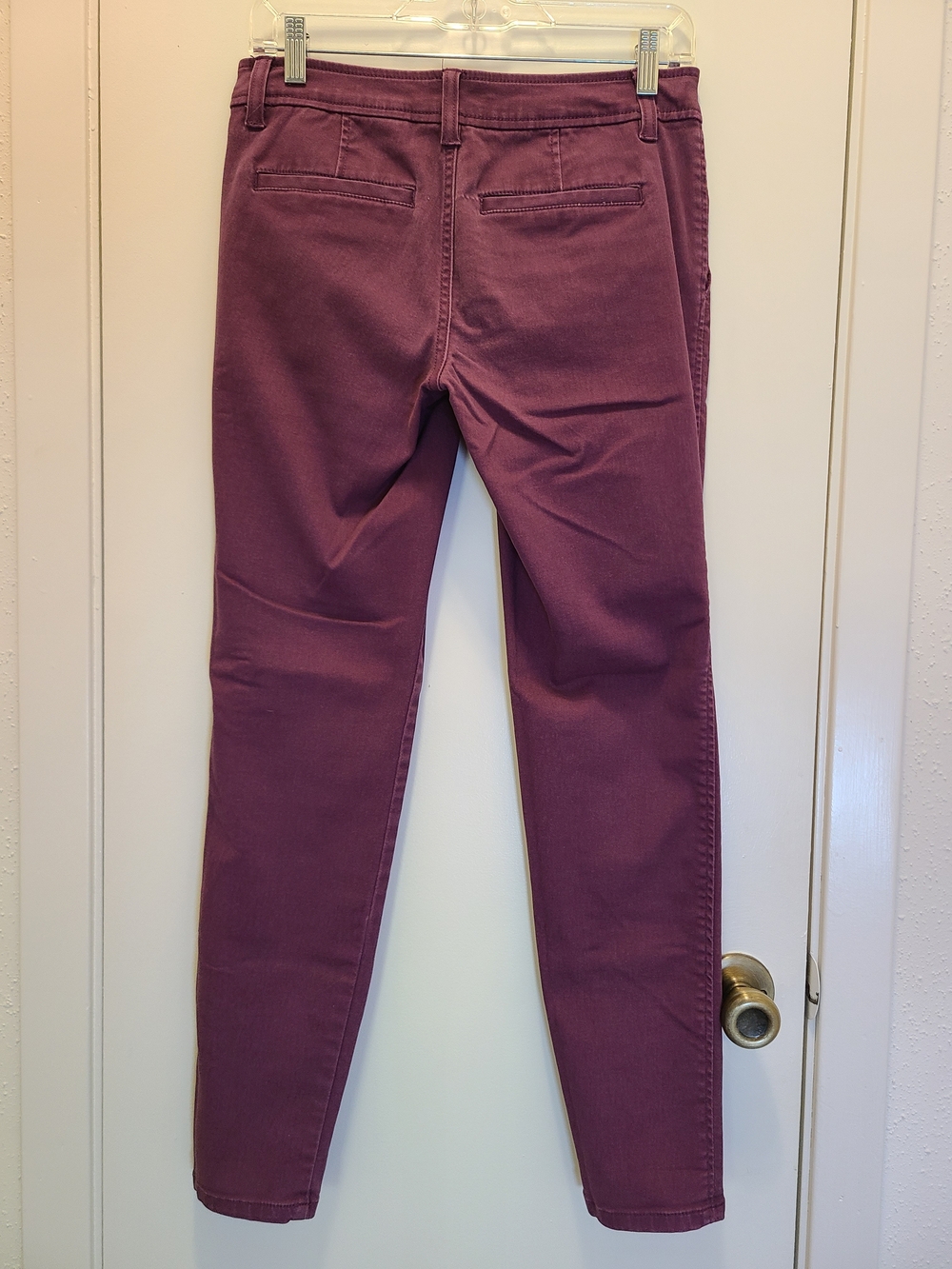 Stitch Fix Market & Spruce Purple Maroon Skinny Chinos Women's Size 4 - Picture 4 of 6